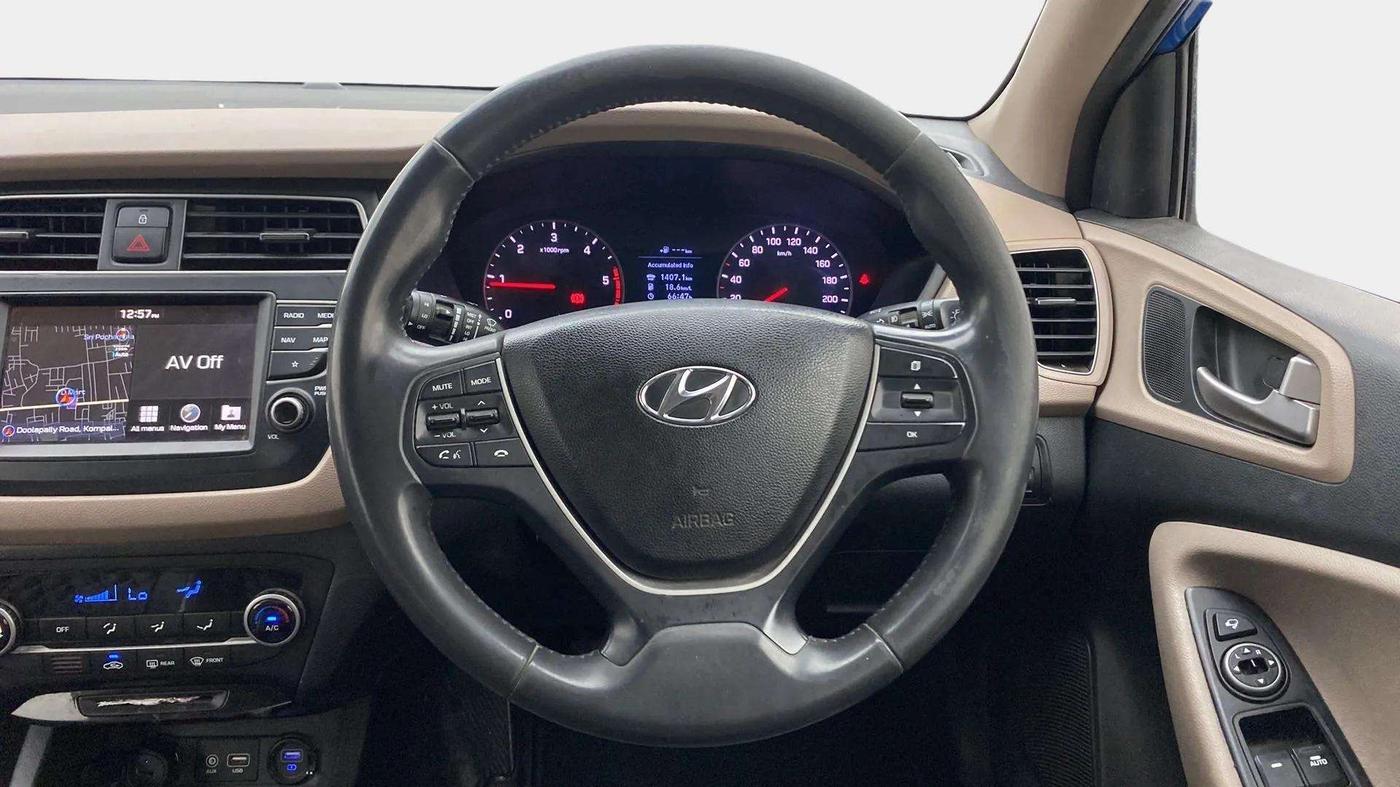 2019 Hyundai Elite i20 ASTA 1.4 CRDI (O), Diesel, Manual, 94,101 km, Steering Wheel Close Up