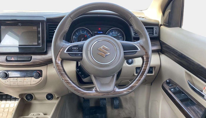 2019 Maruti Ertiga ZXI+ SHVS, Petrol, Manual, 16,768 km, Steering Wheel Close Up