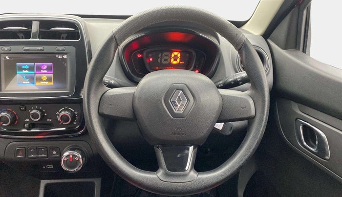 2019 Renault Kwid RXT 1.0 AMT (O), Petrol, Automatic, 14,060 km, Steering Wheel Close Up