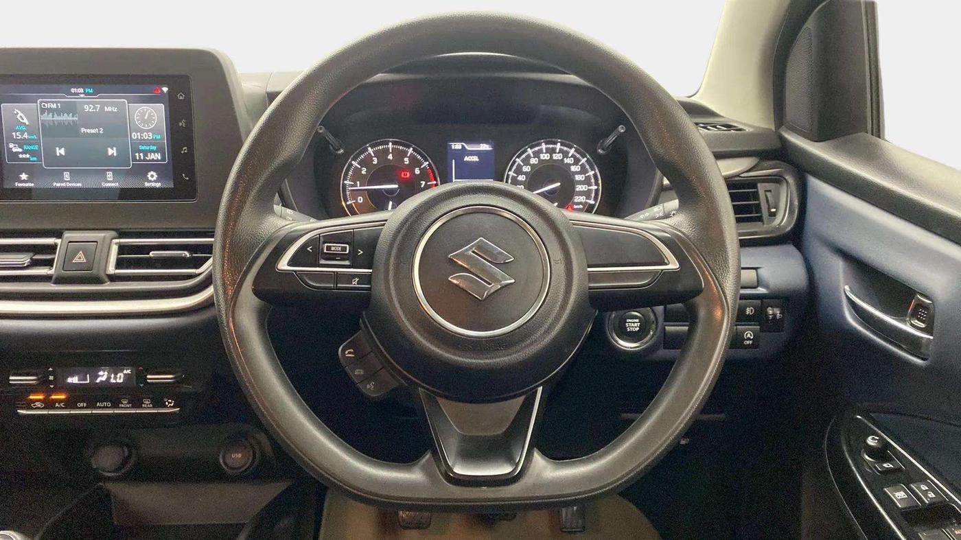 2023 Maruti Baleno ZETA PETROL 1.2, Petrol, Manual, 38,114 km, Steering Wheel Close Up