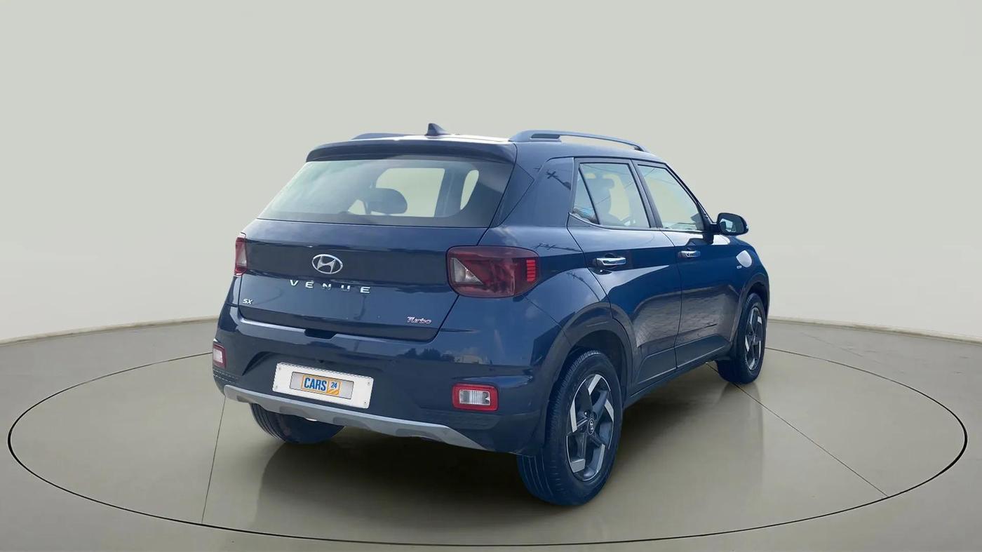 2019 Hyundai VENUE SX PLUS 1.0 TURBO DCT, Petrol, Automatic, 44,462 km, Right Back Diagonal