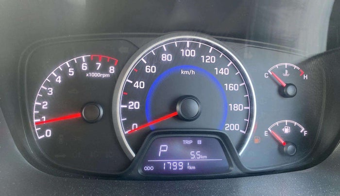 2018 Hyundai Grand i10 SPORTZ AT 1.2 KAPPA VTVT, Petrol, Automatic, 18,387 km, Odometer Image