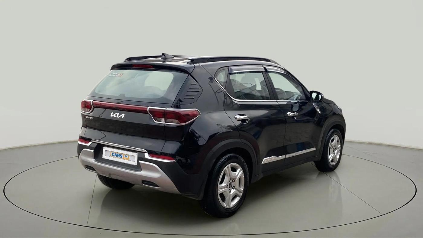 2023 KIA SONET HTK PLUS 1.2 PETROL MT, Petrol, Manual, 9,403 km, Right Back Diagonal