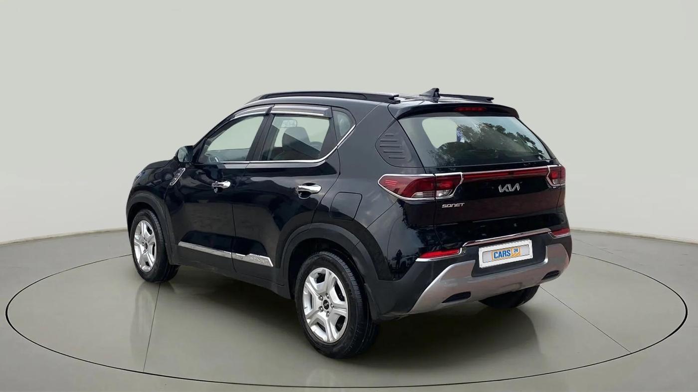 2023 KIA SONET HTK PLUS 1.2 PETROL MT, Petrol, Manual, 9,403 km, Left Back Diagonal