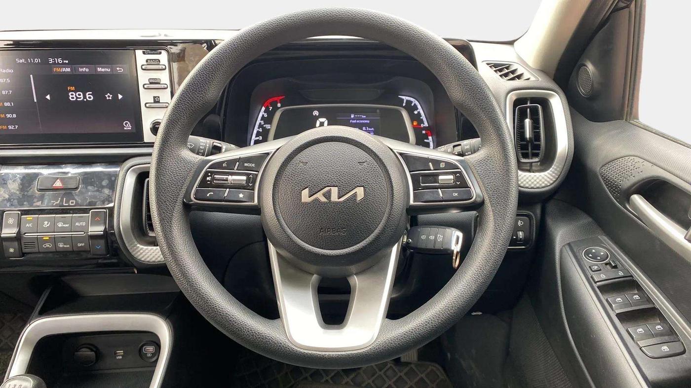 2023 KIA SONET HTK PLUS 1.2 PETROL MT, Petrol, Manual, 9,403 km, Steering Wheel Close Up