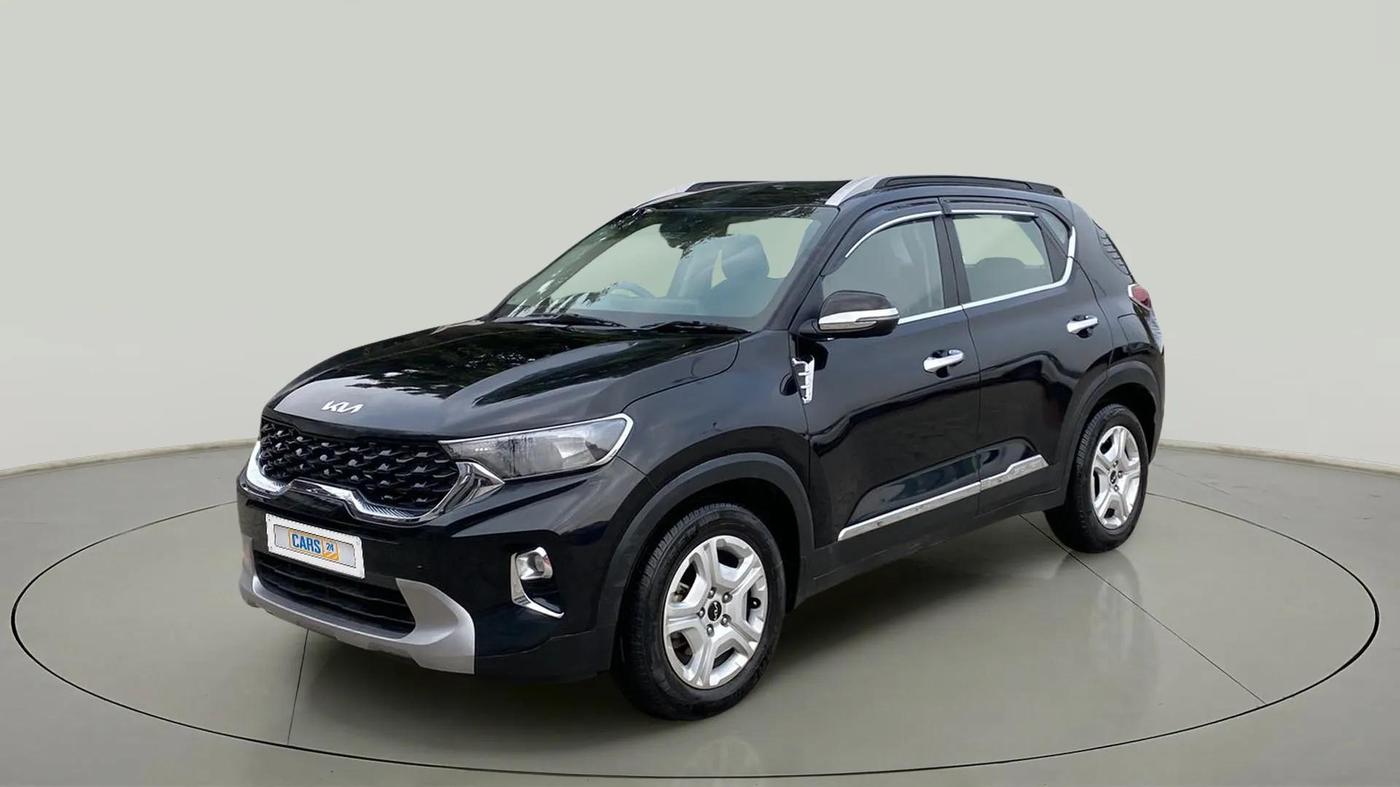 2023 KIA SONET HTK PLUS 1.2 PETROL MT, Petrol, Manual, 9,403 km, Left Front Diagonal