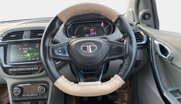 2021 Tata TIGOR XZ PLUS PETROL, Petrol, Manual, 42,987 km, Steering Wheel Close Up