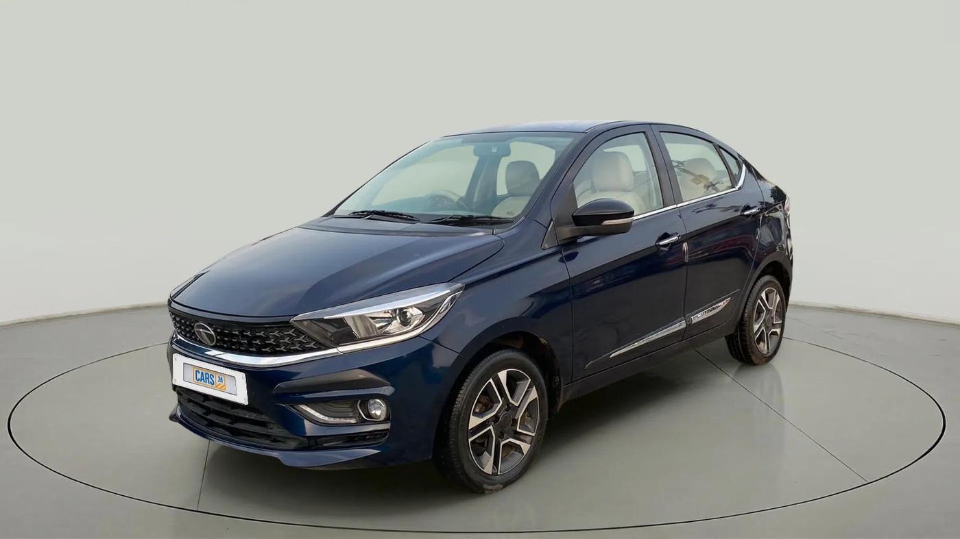 2021 Tata TIGOR XZ PLUS PETROL, Petrol, Manual, 43,122 km, Left Front Diagonal
