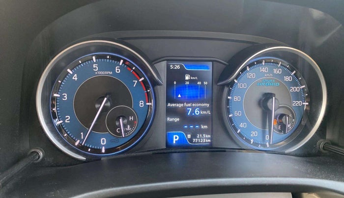 2021 Maruti Ertiga VXI AT SHVS, Petrol, Automatic, 77,347 km, Odometer Image