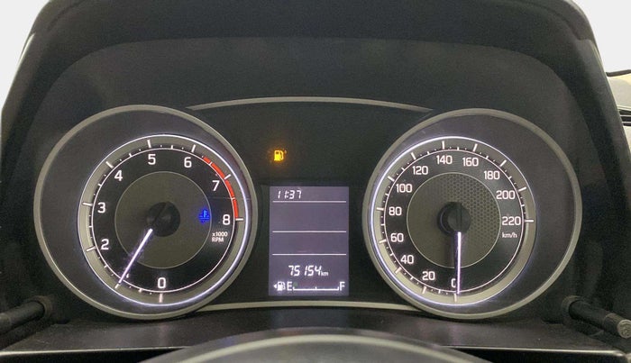 2017 Maruti Dzire VXI, CNG, Manual, 75,143 km, Odometer Image