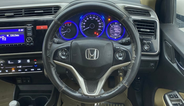 2015 Honda City 1.5L I-DTEC V, Diesel, Manual, 1,08,844 km, Steering Wheel Close Up