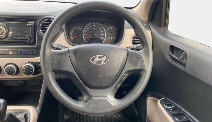 2016 Hyundai Grand i10 MAGNA 1.2 KAPPA VTVT, Petrol, Manual, 25,008 km, Steering Wheel Close Up