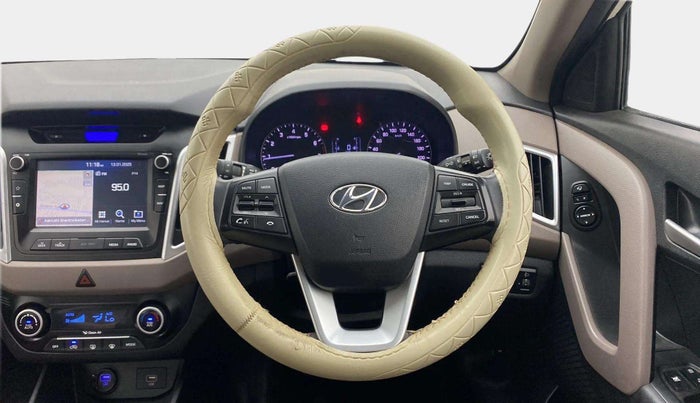2018 Hyundai Creta SX 1.6 PETROL, Petrol, Manual, 74,175 km, Steering Wheel Close Up