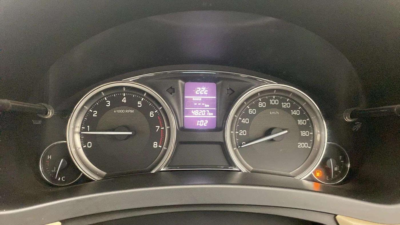 2016 Maruti Ciaz VXI+, Petrol, Manual, 48,311 km, Odometer Image