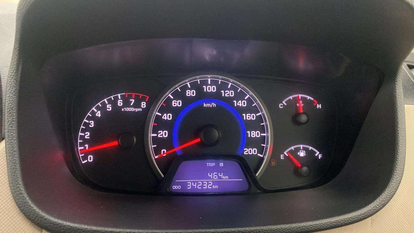 2016 Hyundai Grand i10 SPORTZ 1.2 KAPPA VTVT, Petrol, Manual, 34,328 km, Odometer Image
