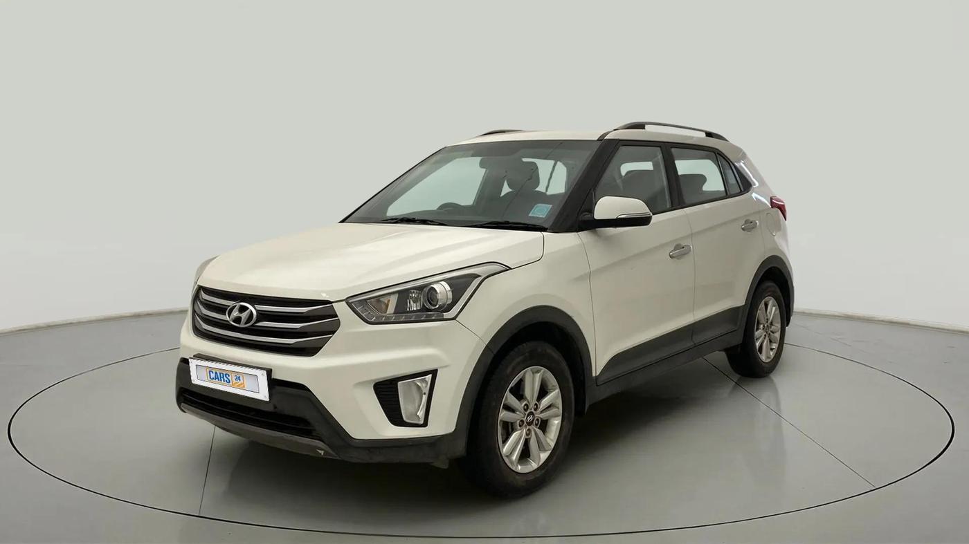 2017 Hyundai Creta SX PLUS 1.6 PETROL, Petrol, Manual, 31,598 km, Left Front Diagonal