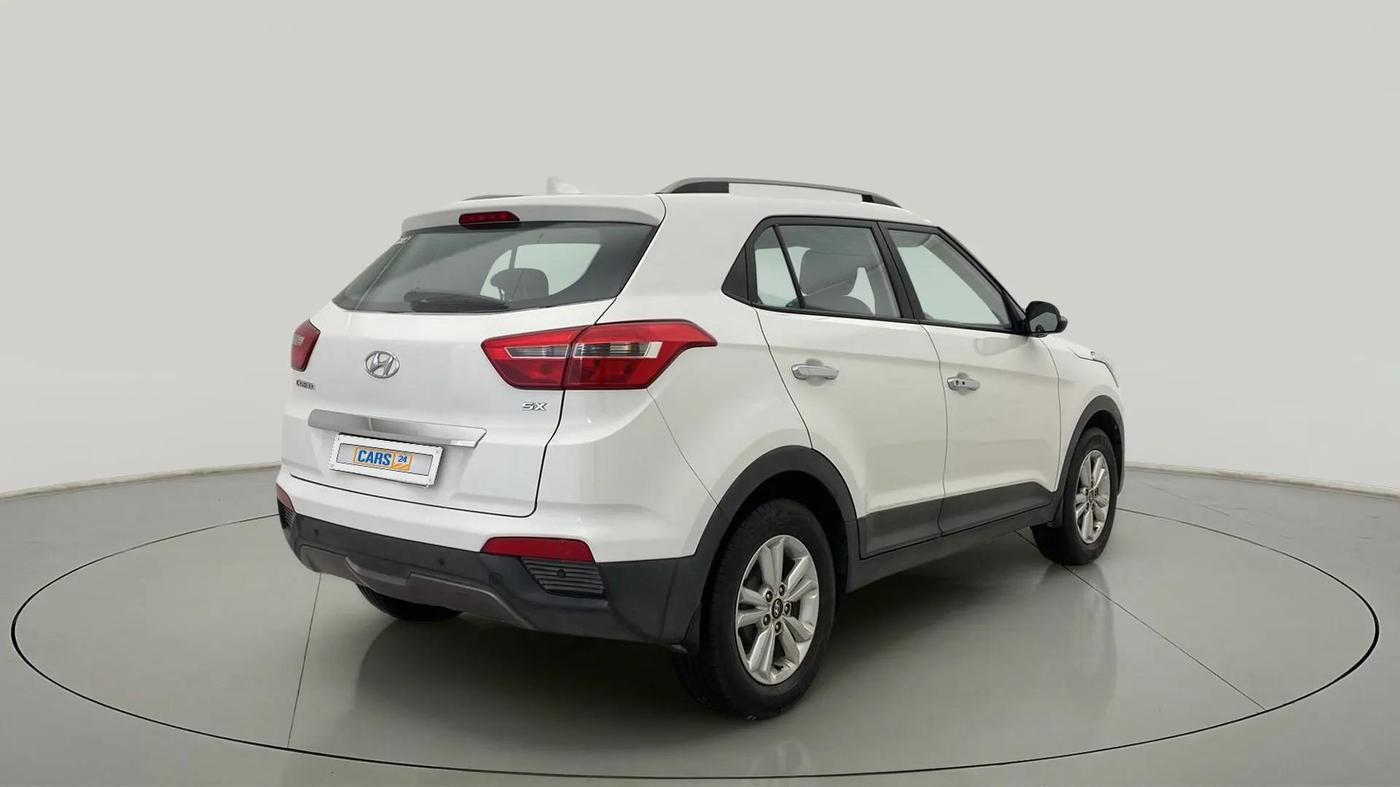 2017 Hyundai Creta SX PLUS 1.6 PETROL, Petrol, Manual, 31,598 km, Right Back Diagonal