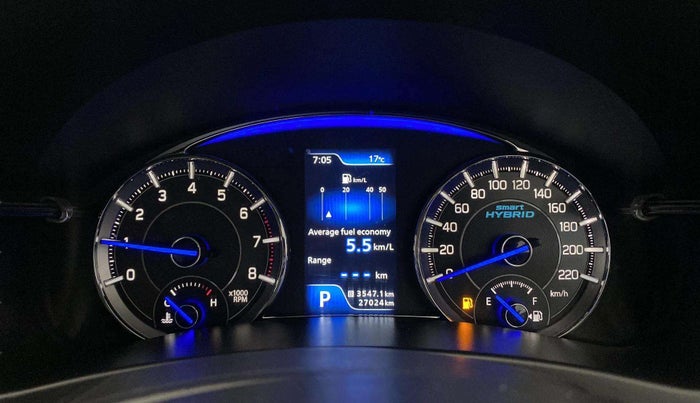 2022 Maruti Ciaz ALPHA  AT 1.5 SHVS PETROL, Petrol, Automatic, 27,022 km, Odometer Image