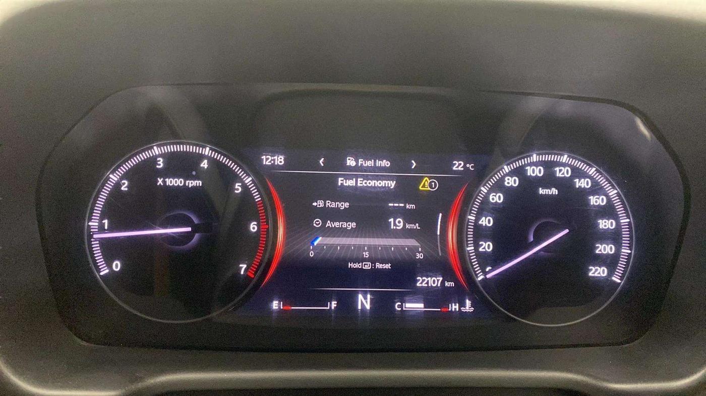 2022 Mahindra SCORPIO-N Z8 L PETROL MT 7 STR, Petrol, Manual, 22,802 km, Odometer Image