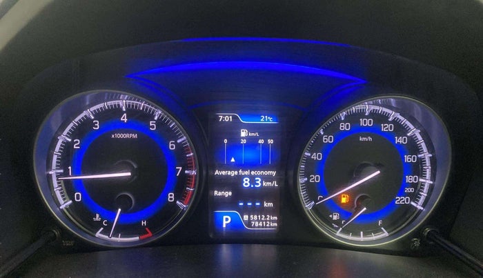 2017 Maruti Baleno ZETA CVT PETROL 1.2, Petrol, Automatic, 78,367 km, Odometer Image