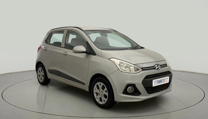 2015 Hyundai Grand i10 SPORTZ 1.2 KAPPA VTVT, Petrol, Manual, 64,667 km, Right Front Diagonal