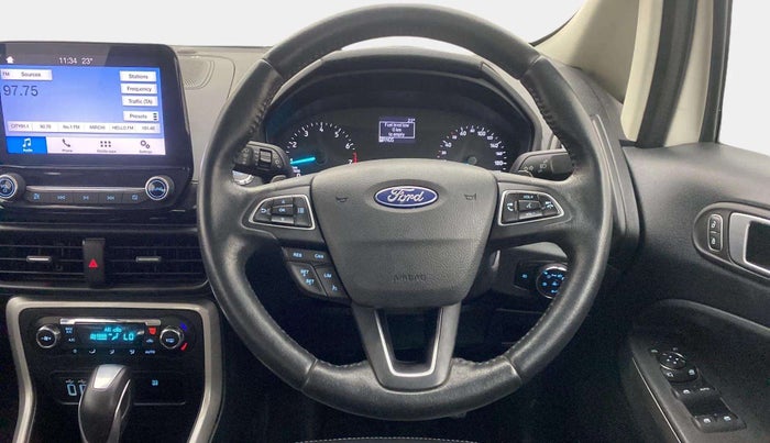 2018 Ford Ecosport TITANIUM + 1.5L PETROL AT, Petrol, Automatic, 39,994 km, Steering Wheel Close Up