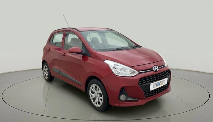 2017 Hyundai Grand i10 SPORTZ (O) 1.2 KAPPA VTVT, Petrol, Manual, 52,451 km, Right Front Diagonal