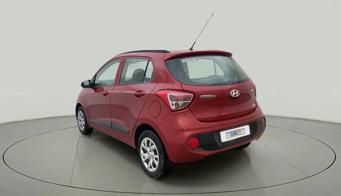 2017 Hyundai Grand i10 SPORTZ (O) 1.2 KAPPA VTVT, Petrol, Manual, 52,451 km, Left Back Diagonal