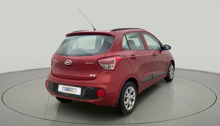 2017 Hyundai Grand i10 SPORTZ (O) 1.2 KAPPA VTVT, Petrol, Manual, 52,451 km, Right Back Diagonal