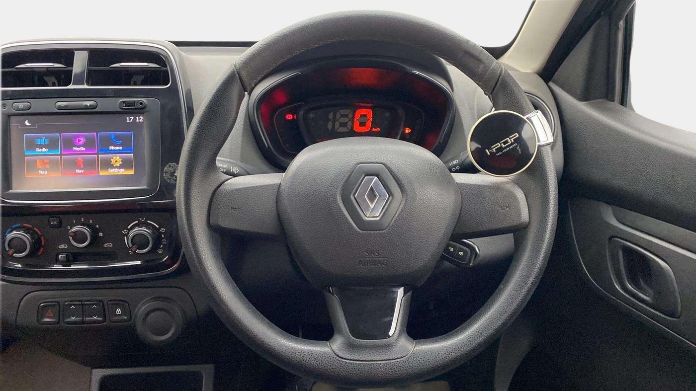 2018 Renault Kwid RXT 1.0, Petrol, Manual, 20,456 km, Steering Wheel Close Up
