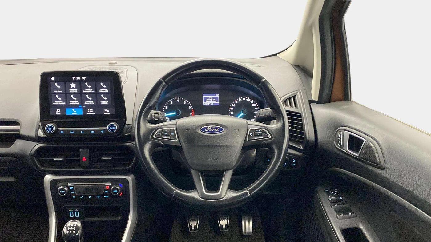 2018 Ford Ecosport TITANIUM 1.5L PETROL, Petrol, Manual, 58,672 km, Steering Wheel Close Up