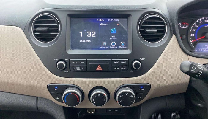 2017 Hyundai Grand i10 SPORTZ (O) 1.2 KAPPA VTVT, Petrol, Manual, 51,117 km, Air Conditioner