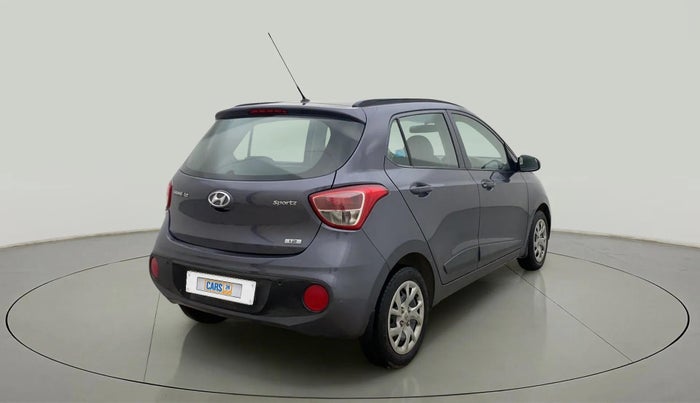2017 Hyundai Grand i10 SPORTZ (O) 1.2 KAPPA VTVT, Petrol, Manual, 51,117 km, Right Back Diagonal