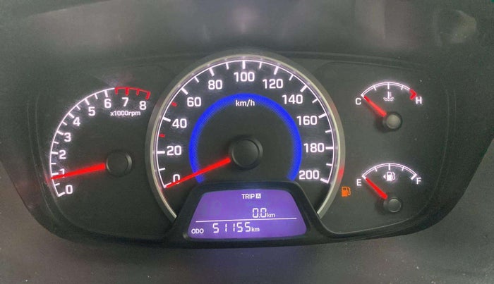 2017 Hyundai Grand i10 SPORTZ (O) 1.2 KAPPA VTVT, Petrol, Manual, 51,117 km, Odometer Image