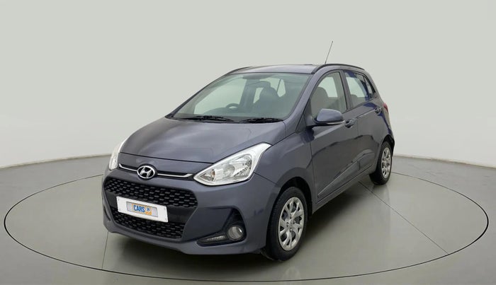 2017 Hyundai Grand i10 SPORTZ (O) 1.2 KAPPA VTVT, Petrol, Manual, 51,117 km, Left Front Diagonal