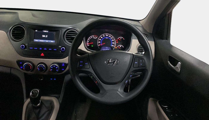 2017 Hyundai Grand i10 SPORTZ 1.2 KAPPA VTVT, Petrol, Manual, 15,066 km, Steering Wheel Close Up