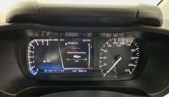 2020 Tata ALTROZ XZ PETROL, Petrol, Manual, 78,948 km, Odometer Image