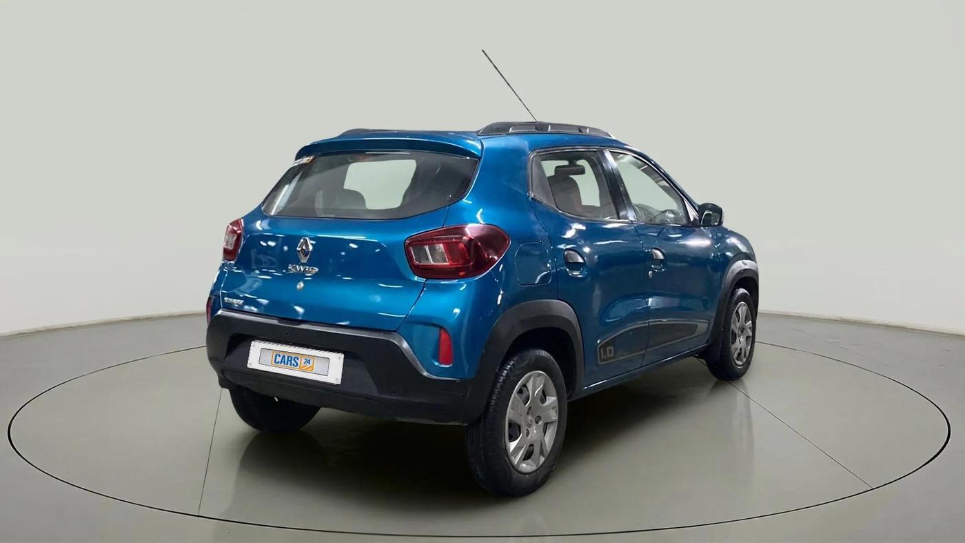 2019 Renault Kwid RXT 1.0 AMT (O), Petrol, Automatic, 17,190 km, Right Back Diagonal