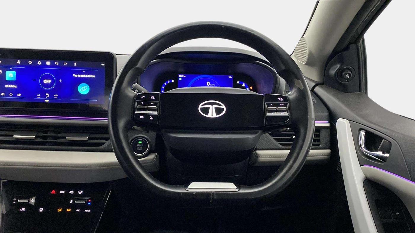 2023 Tata NEXON CREATIVE+ DCA 1.2 PETROL, Petrol, Automatic, 25,657 km, Steering Wheel Close Up