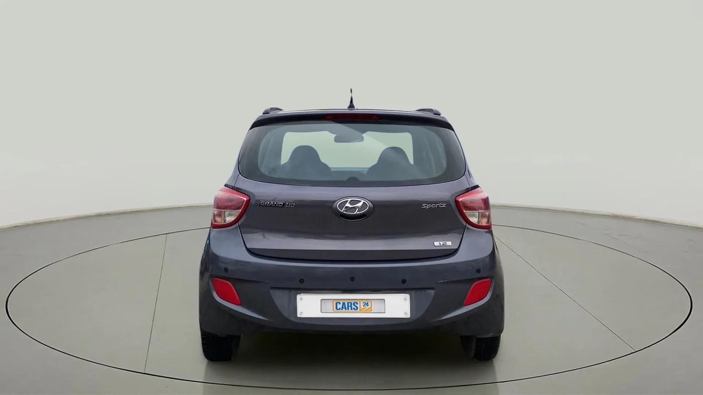 2014 Hyundai Grand i10 SPORTZ 1.2 KAPPA VTVT, Petrol, Manual, 60,516 km, Back/Rear
