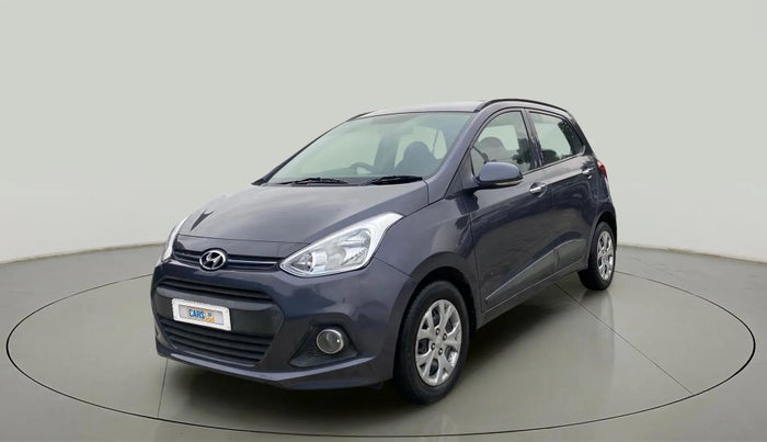 2014 Hyundai Grand i10 SPORTZ 1.2 KAPPA VTVT, Petrol, Manual, 60,516 km, Left Front Diagonal