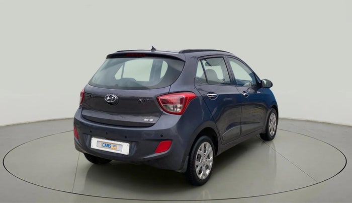 2014 Hyundai Grand i10 SPORTZ 1.2 KAPPA VTVT, Petrol, Manual, 60,516 km, Right Back Diagonal