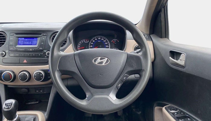 2014 Hyundai Grand i10 SPORTZ 1.2 KAPPA VTVT, Petrol, Manual, 60,516 km, Steering Wheel Close Up