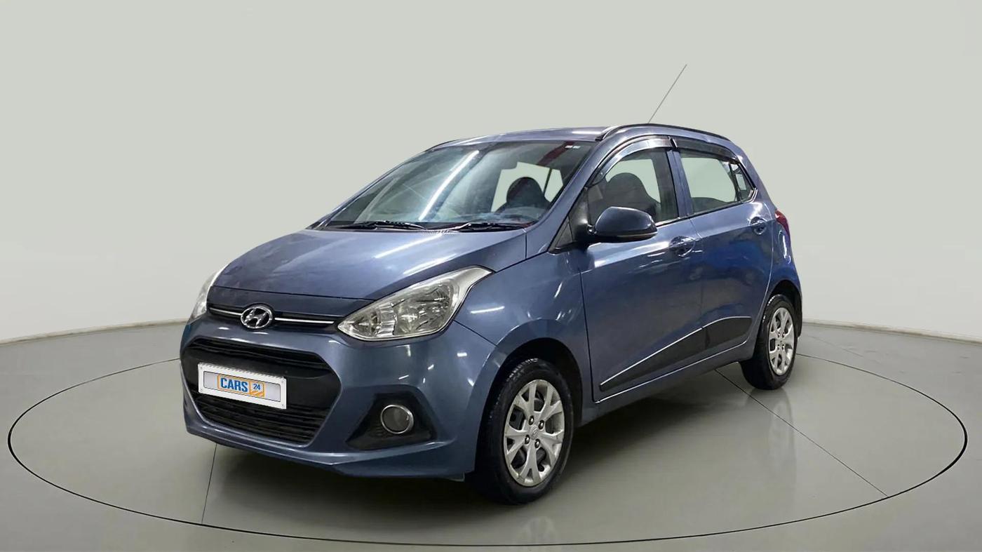 2016 Hyundai Grand i10 SPORTZ 1.2 KAPPA VTVT, Petrol, Manual, 60,879 km, Left Front Diagonal