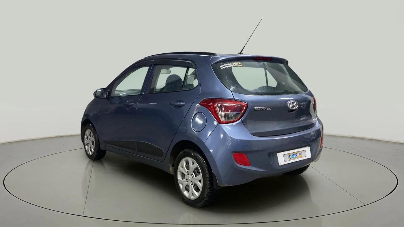 2016 Hyundai Grand i10 SPORTZ 1.2 KAPPA VTVT, Petrol, Manual, 60,879 km, Left Back Diagonal