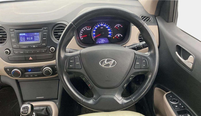 2014 Hyundai Xcent SX 1.2 (O), Petrol, Manual, 48,982 km, Steering Wheel Close Up