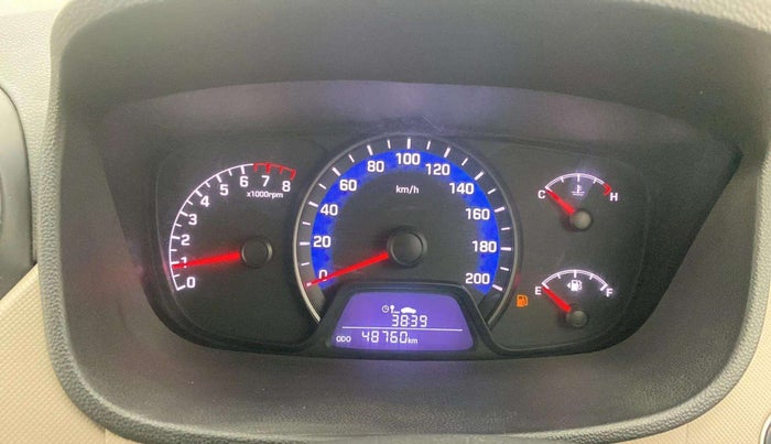 2014 Hyundai Xcent SX 1.2 (O), Petrol, Manual, 48,982 km, Odometer Image