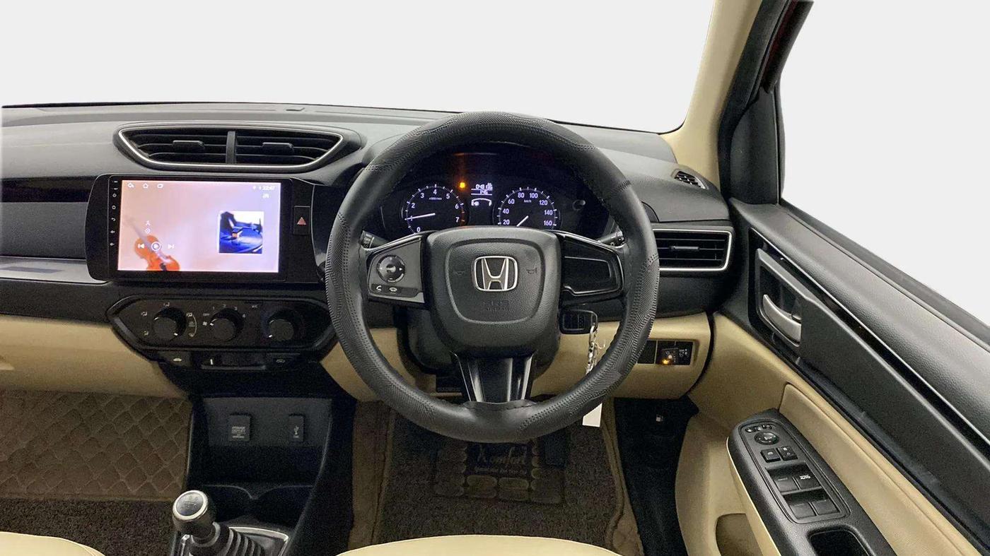 2019 Honda Amaze 1.2L I-VTEC S, CNG, Manual, 48,673 km, Steering Wheel Close Up