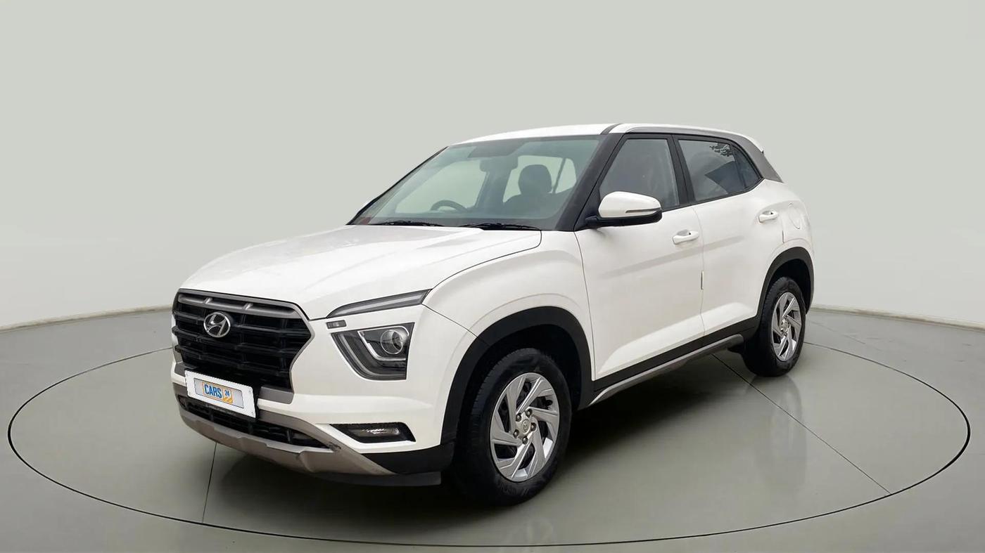 2022 Hyundai Creta EX 1.5 PETROL, Petrol, Manual, 19,805 km, Left Front Diagonal
