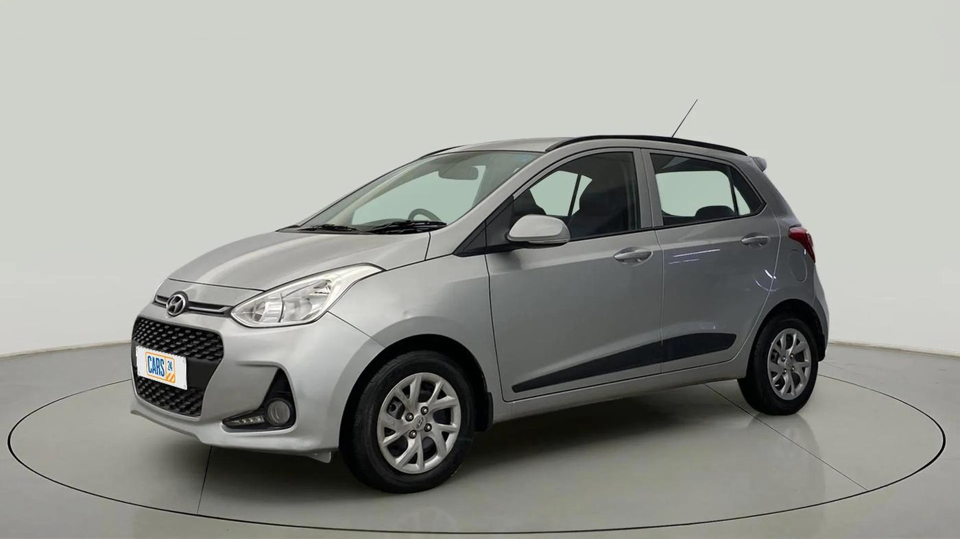 2019 Hyundai Grand i10 SPORTZ 1.2 KAPPA VTVT, Petrol, Manual, 36,121 km, Left Front Diagonal